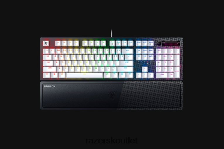 Razer klávesnica biely blackwidow v3 - zelený spínač - nás - roblox edition ZNL2NV59