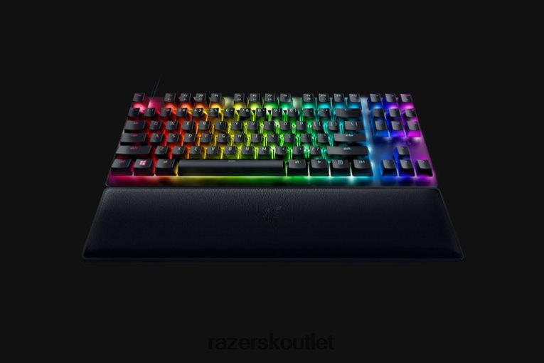 Razer klávesnica čierna Huntsman v2 tenkeyless - clicky optický prepínač - nám ZNL2NV71
