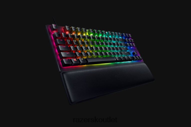 Razer klávesnica čierna Huntsman v2 tenkeyless - clicky optický prepínač - nám ZNL2NV71