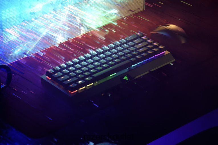 Razer klávesnica čierna blackwidow v3 mini hyperspeed - žltý spínač - nám ZNL2NV63