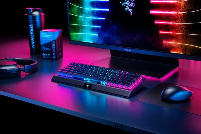 Razer klávesnica čierna blackwidow v3 mini hyperspeed - phantom edition - žltý spínač - nám ZNL2NV64