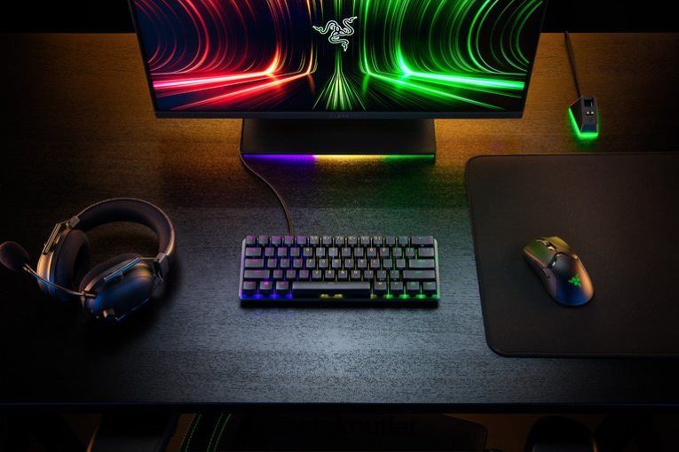 Razer klávesnica jedna farba Huntsman mini analóg - nám ZNL2NV73