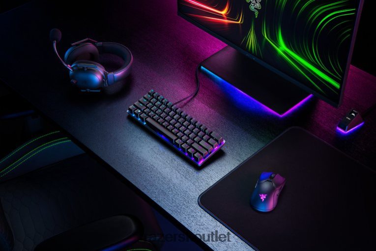 Razer klávesnica jedna farba Huntsman mini analóg - nám ZNL2NV73