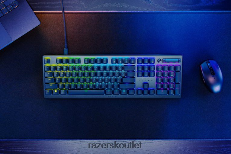 Razer klávesnica jedna farba deathstalker v2 - clicky optický prepínač - nám ZNL2NV67
