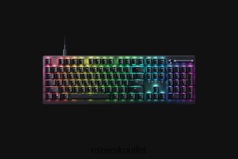 Razer klávesnica jedna farba deathstalker v2 - clicky optický prepínač - nám ZNL2NV67
