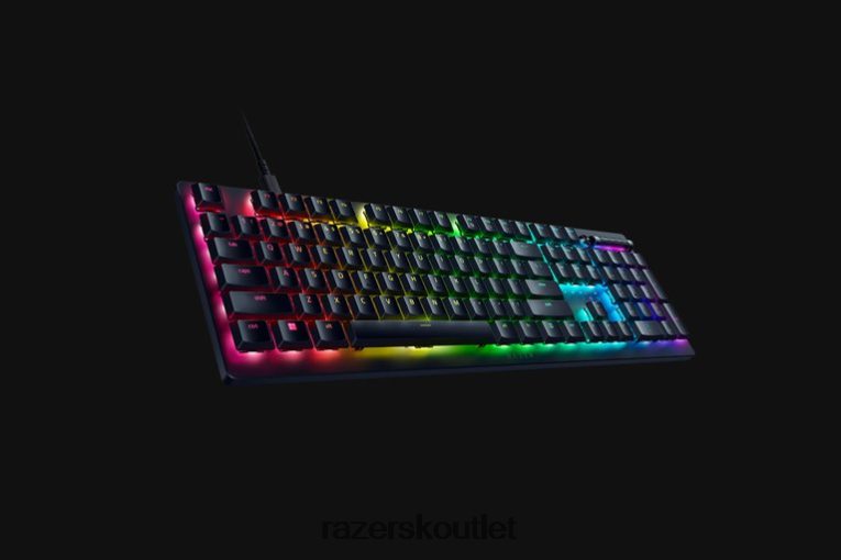 Razer klávesnica jedna farba deathstalker v2 - clicky optický prepínač - nám ZNL2NV67