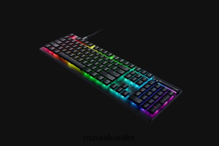 Razer klávesnica jedna farba deathstalker v2 - clicky optický prepínač - nám ZNL2NV67