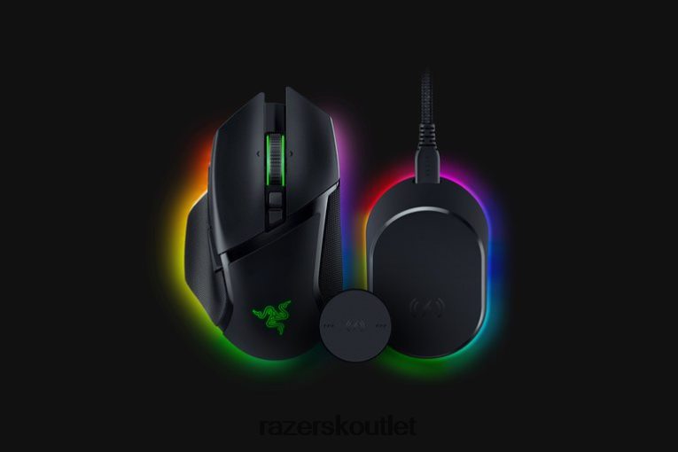 Razer myši jedna farba balík basilisk v3 pro + dokovacia stanica na myš ZNL2NV30