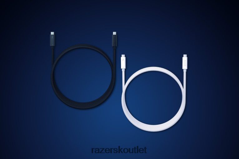 Razer komponent pc biely kábel Thunderbolt 4 ZNL2NV22