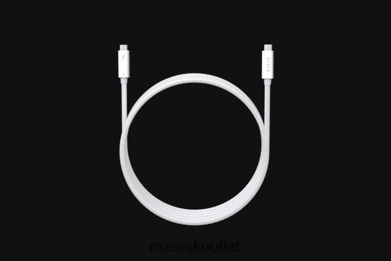 Razer komponent pc biely kábel Thunderbolt 4 ZNL2NV24