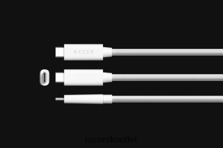 Razer komponent pc biely kábel Thunderbolt 4 ZNL2NV24