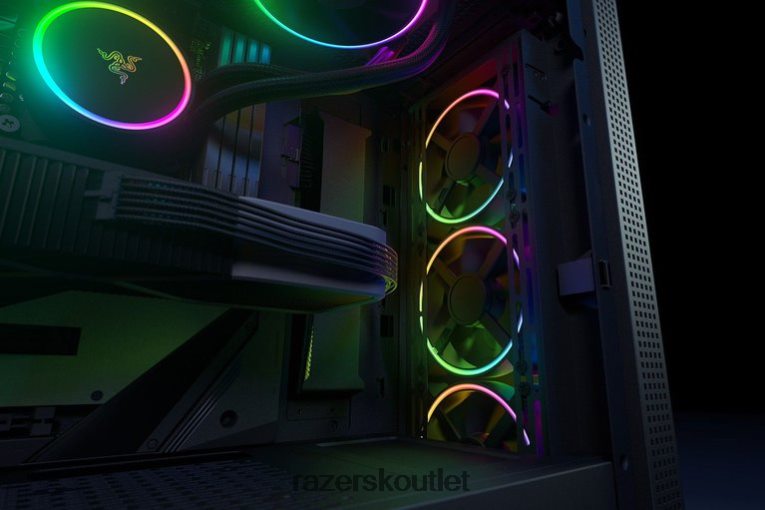 Razer komponent pc jedna farba kunai chroma - 3 ventilátory ZNL2NV20