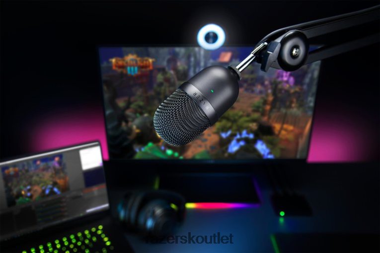 Razer tvorba obsahu čierna seiren mini ZNL2NV110