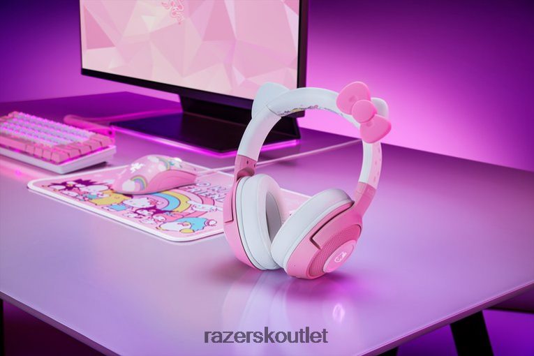 Razer tvorba obsahu jedna farba kraken bt - edícia hello kitty and friends ZNL2NV106