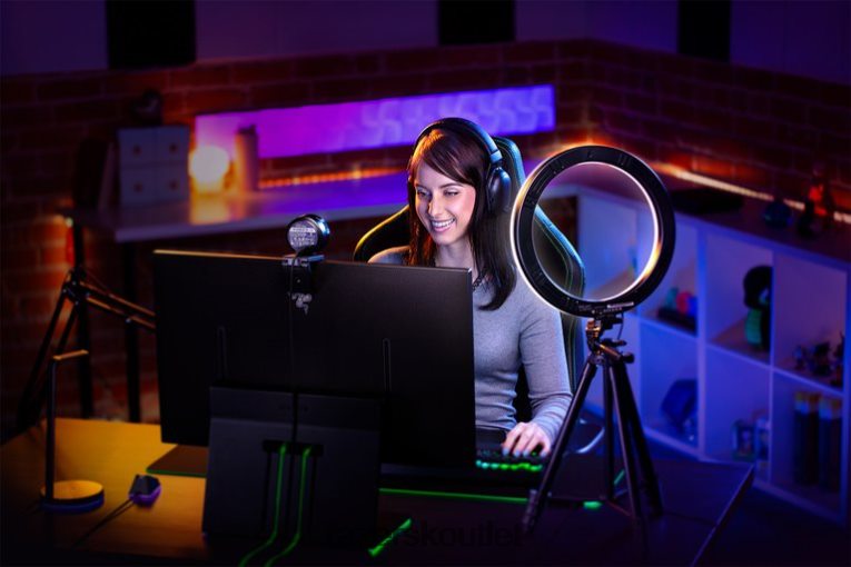 Razer tvorba obsahu jedna farba kruhové svetlo ZNL2NV121