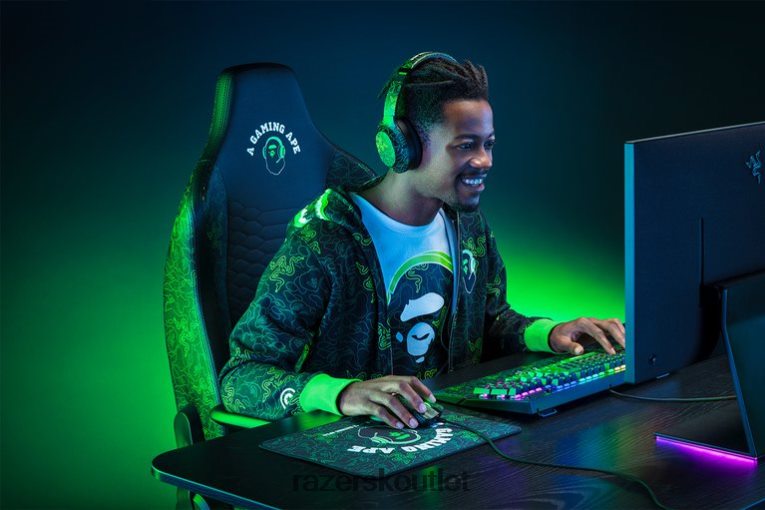 Razer X *A Bathing Ape herná stolička jedna farba iskur x ZNL2NV125