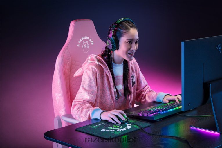 Razer X *A Bathing Ape herná stolička kremeň iskur ZNL2NV126
