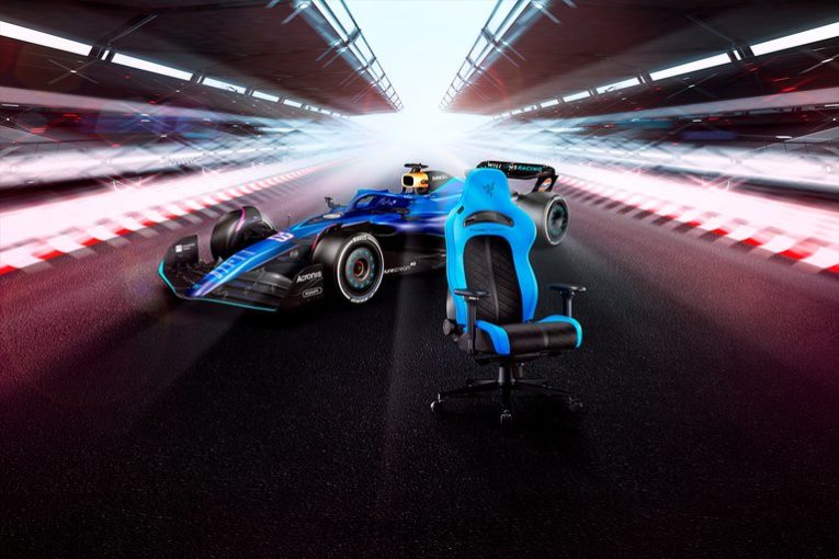 Razer herná stolička jedna farba edícia enki pro - williams esports ZNL2NV124