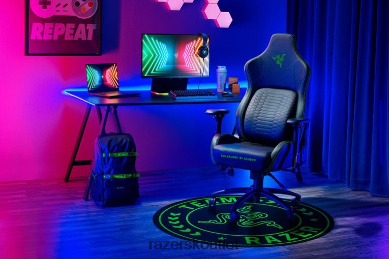 Razer herná stolička jedna farba tímová podlahová rohož ZNL2NV140
