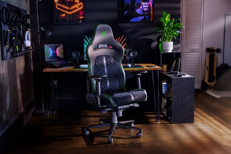 Razer herná stolička zelená enki ZNL2NV131
