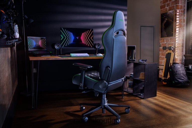 Razer herná stolička zelená enki ZNL2NV131