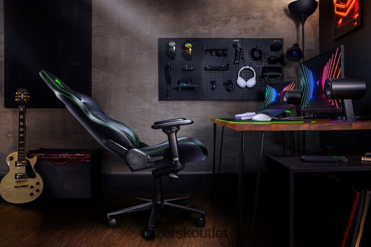 Razer herná stolička zelená enki ZNL2NV131