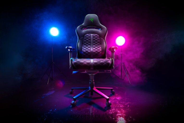 Razer herná stolička zelená enki ZNL2NV131