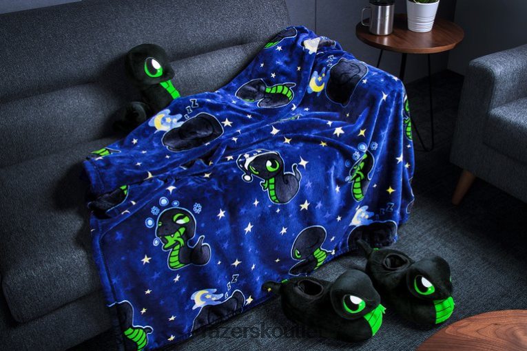 Razer výbava jedna farba sneki snek fleecová deka ZNL2NV202
