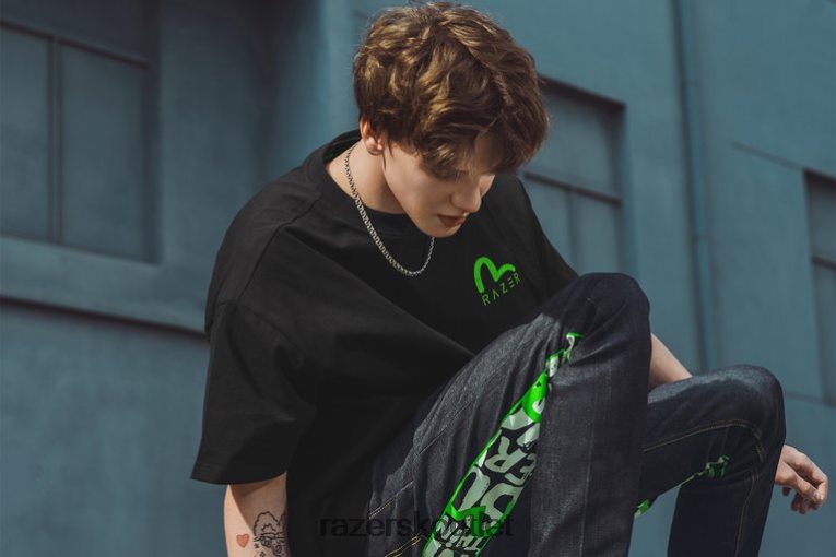 Razer odev jedna farba tričko s potlačou evisu daicock ZNL2NV191